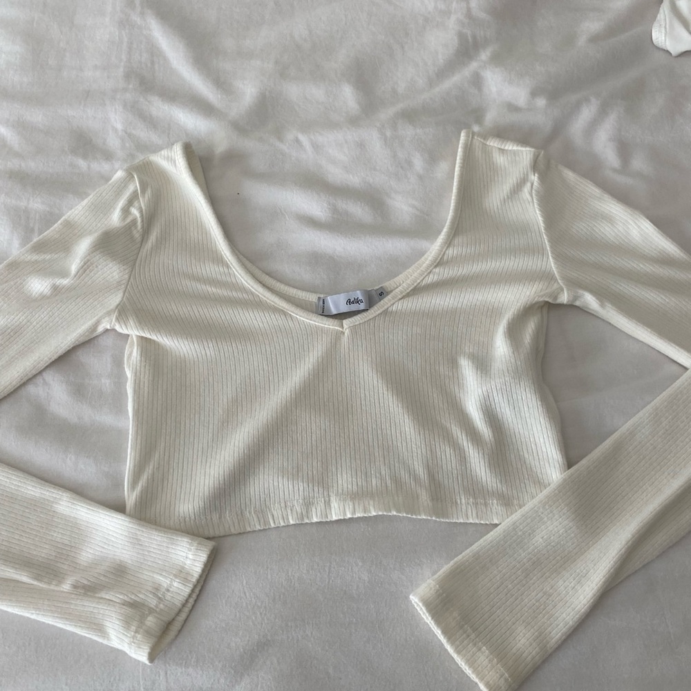 White Crop Top